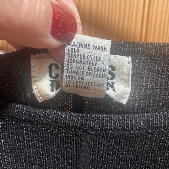 Chico's Charcoal Long Sleeve Top - Picture 5 of 6